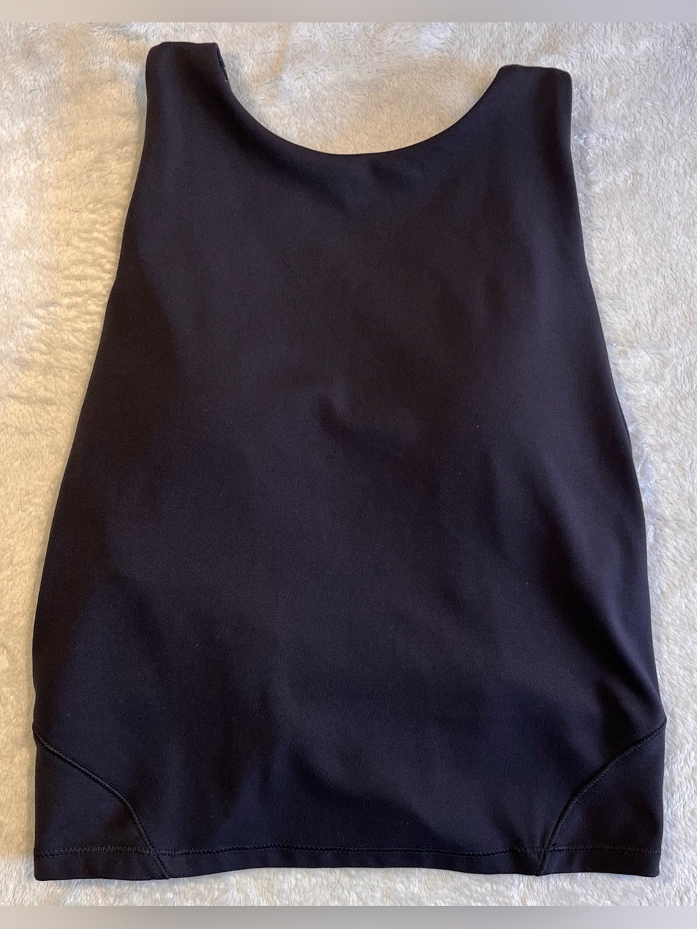 all in motion Black Ribbed Tank Top